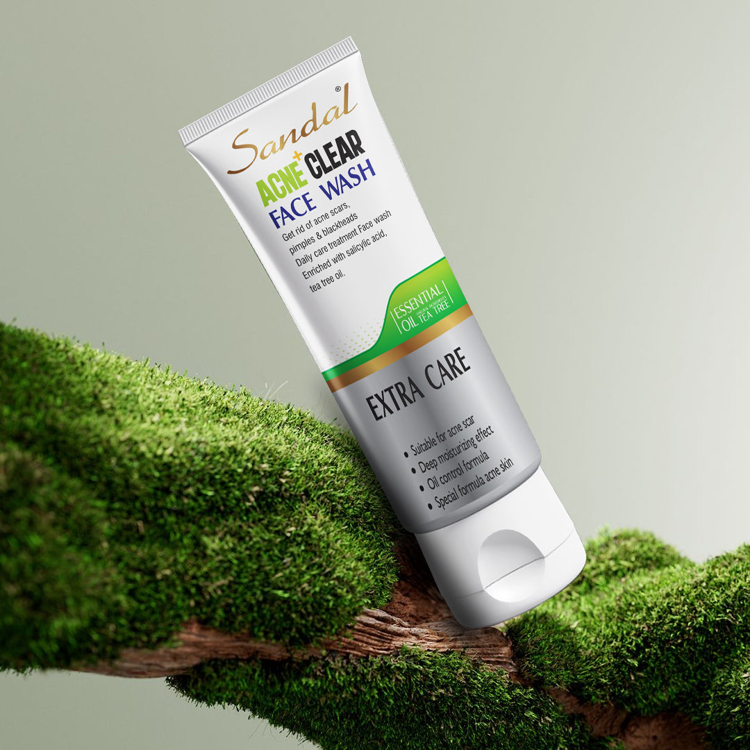 Sandal Acne Clear Face Wash