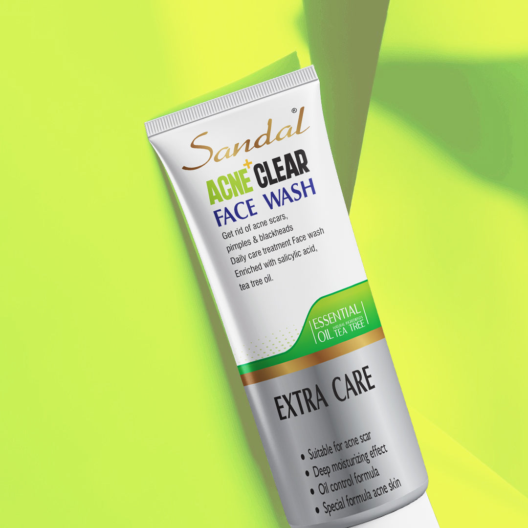 Sandal Acne Clear Face Wash