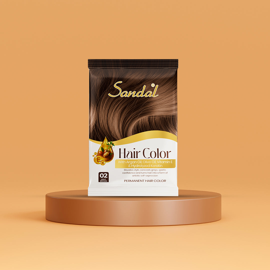 Sandal Light Brown Hair Color