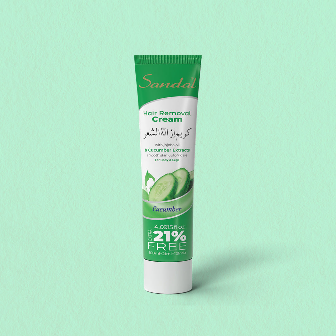 Sandal Hair Removal Cream Cucumber Extracts