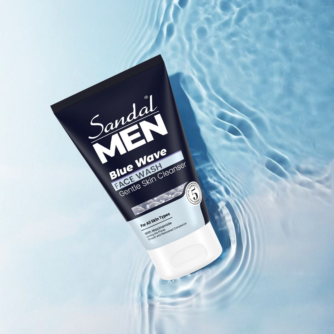 Sandal Men Blue Wave Face Wash - 100ml