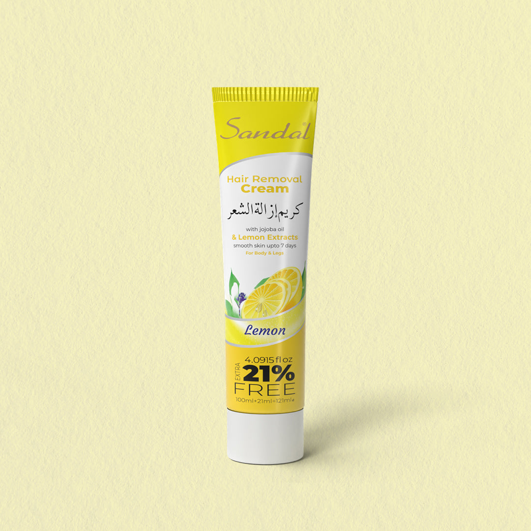 Sandal Hair Removal Cream Lemon Extracts