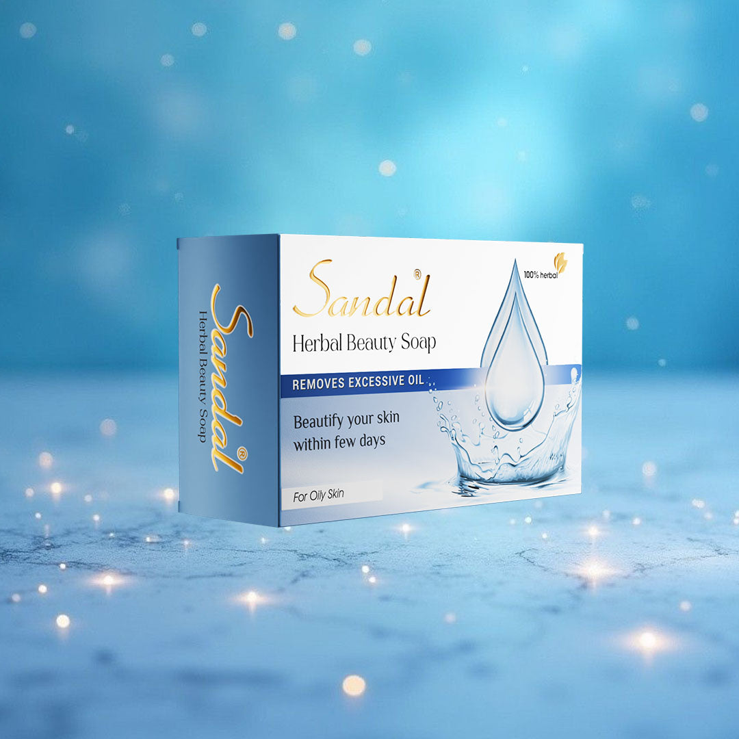 Sandal Herbal Beauty Soap Oily Skin - 80g