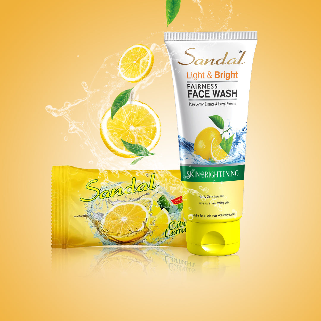 Fruity Citrus Lemon Soap & Facewash bundle