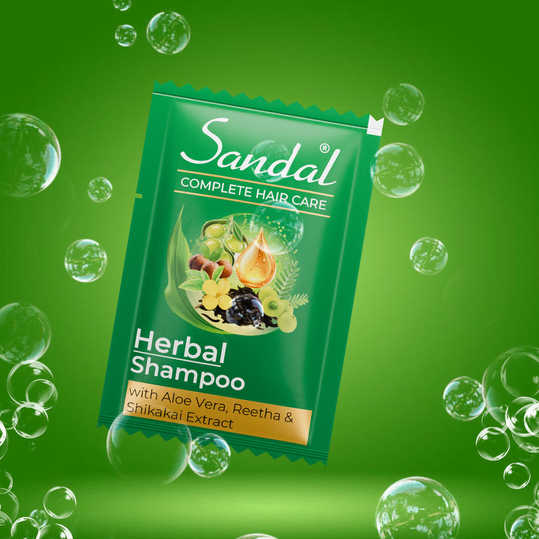 Sandal Herbal Shampoo (Sachet)