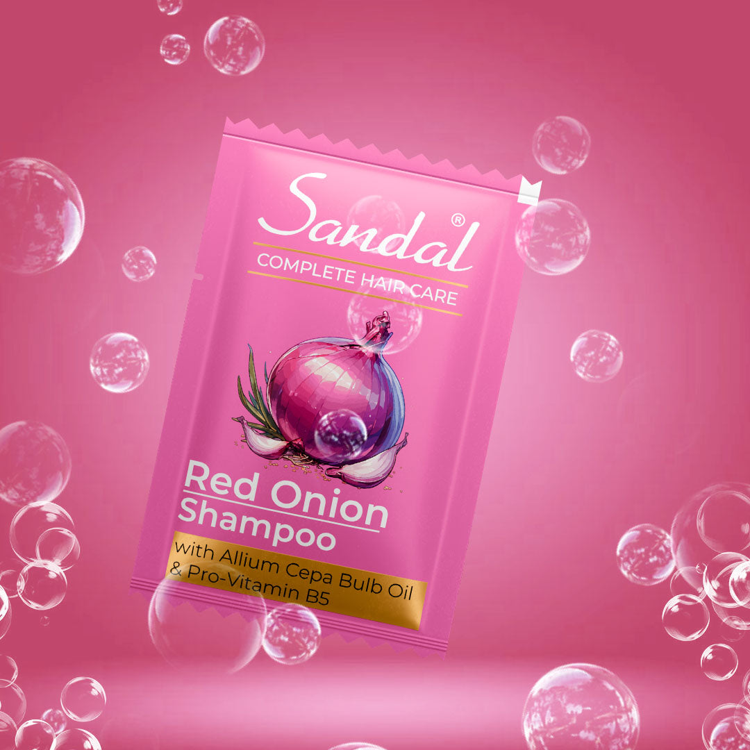 Sandal Red Onion Shampoo (Sachet)