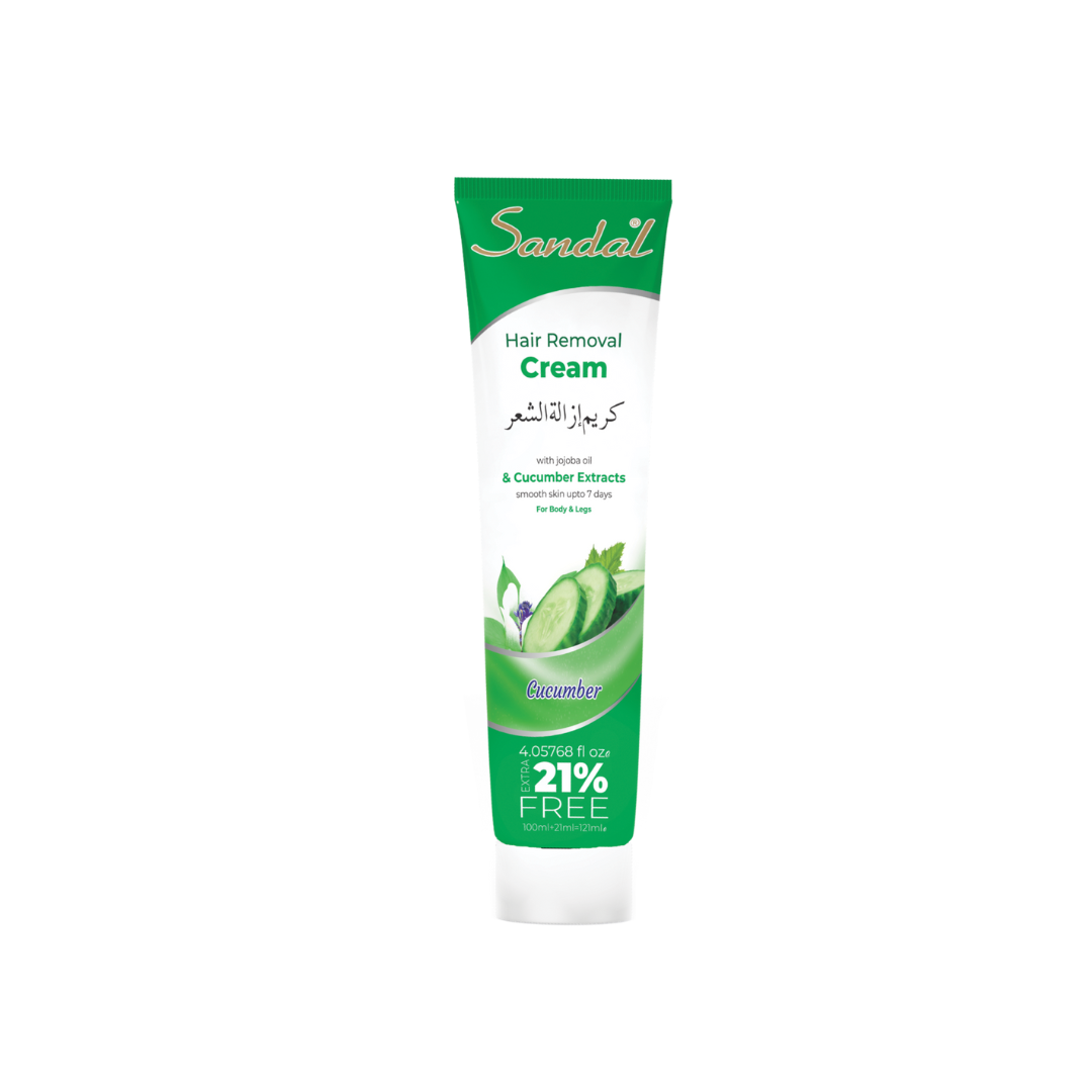 Sandal Hair Removal Cream Cucumber Extracts