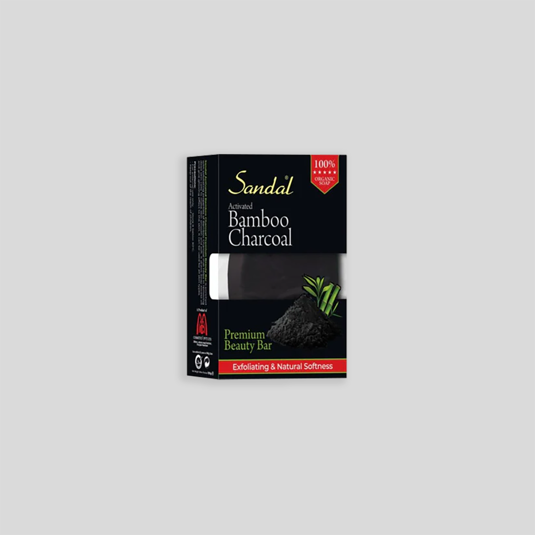 Sandal Bamboo Charcoal Premium Bar - 100g