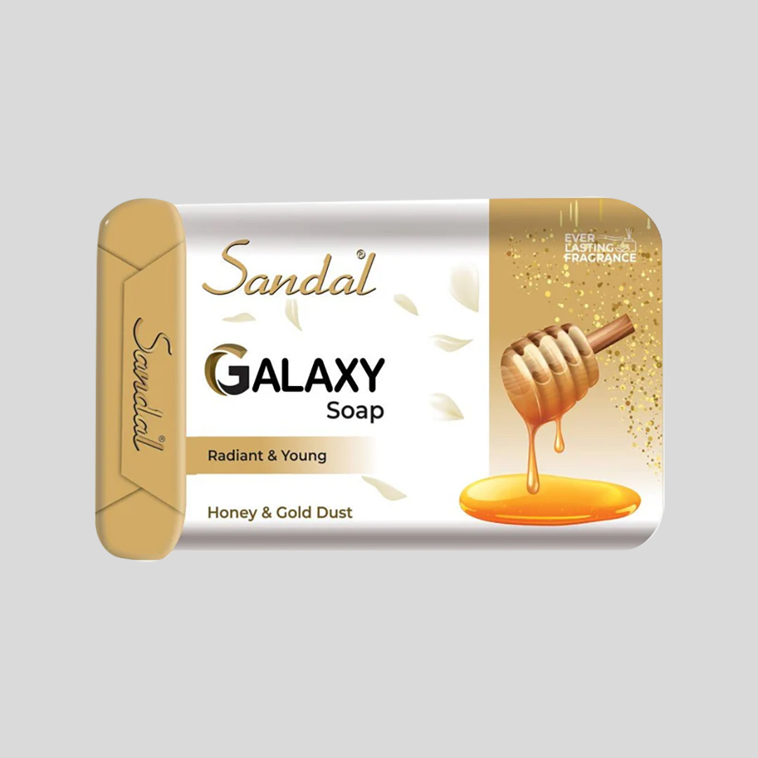 Sandal Galaxy Soap Honey and Gold Dust - 120g