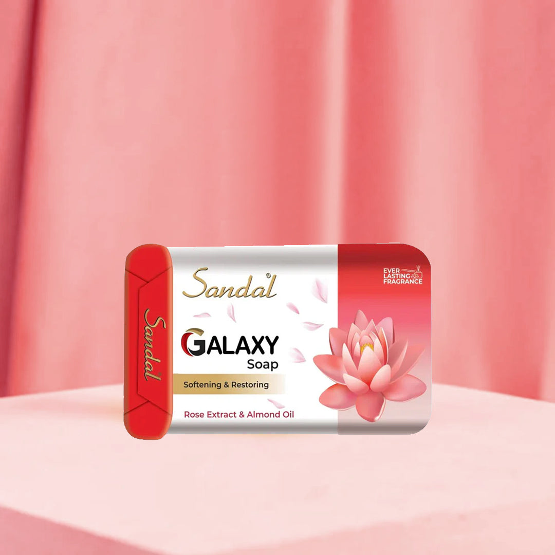 Sandal Galaxy Soap Rose Extract and Almond Oil - 120g