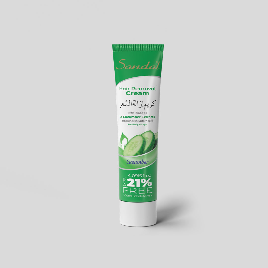 Sandal Hair Removal Cream Cucumber Extracts