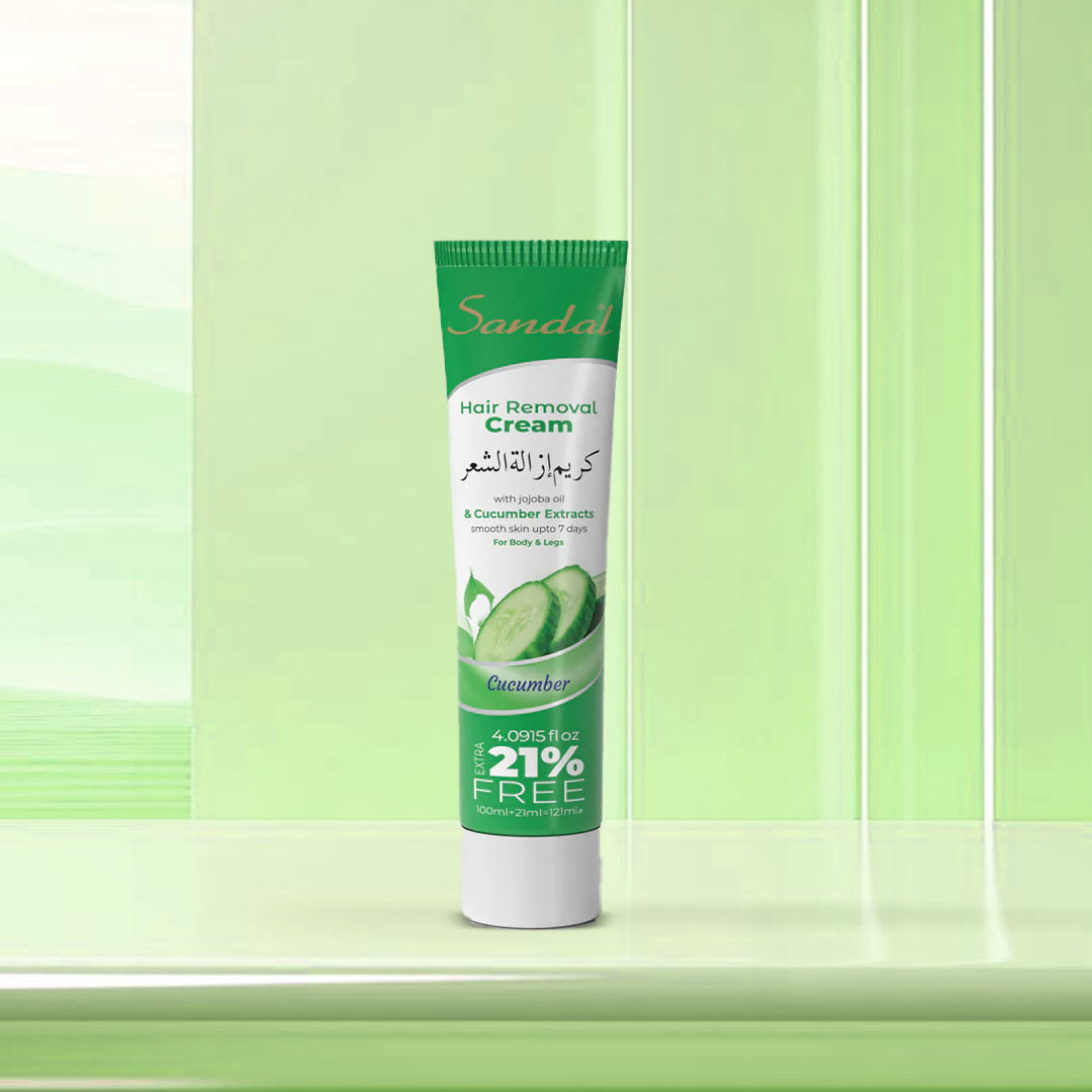 Sandal Hair Removal Cream Cucumber Extracts