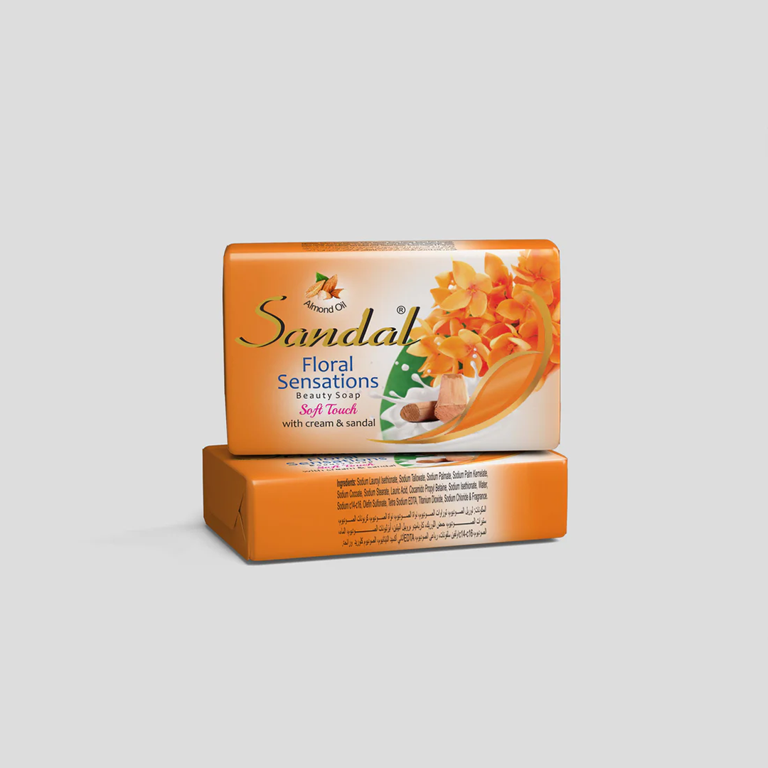 Sandal Saffron Flowers Beauty Soap - 95g