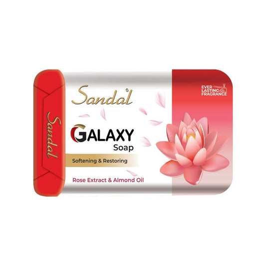 Sandal Galaxy Soap Rose Extract and Almond Oil - 120g - sandalonline