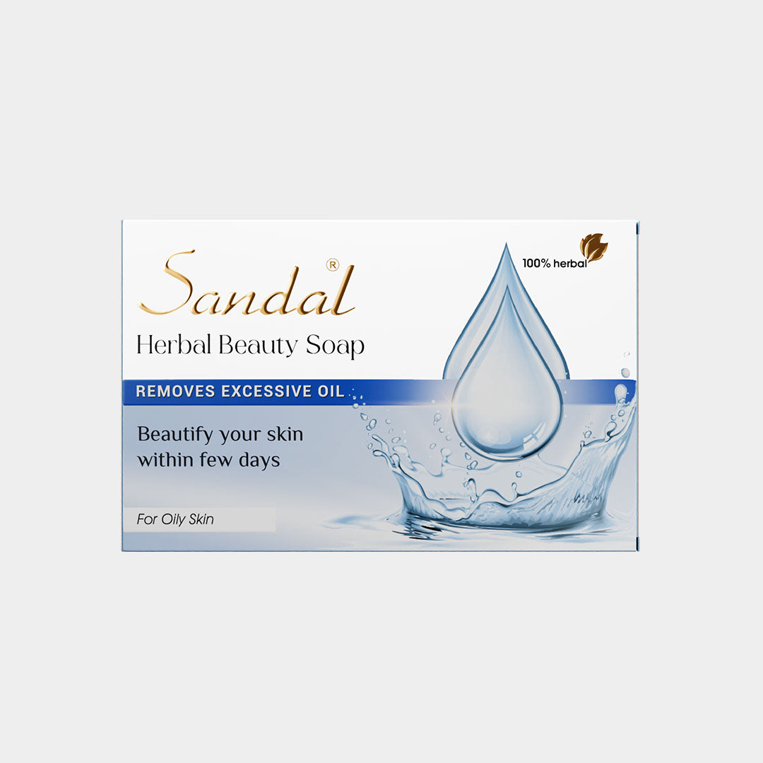 Sandal Herbal Beauty Soap Oily Skin - 80g