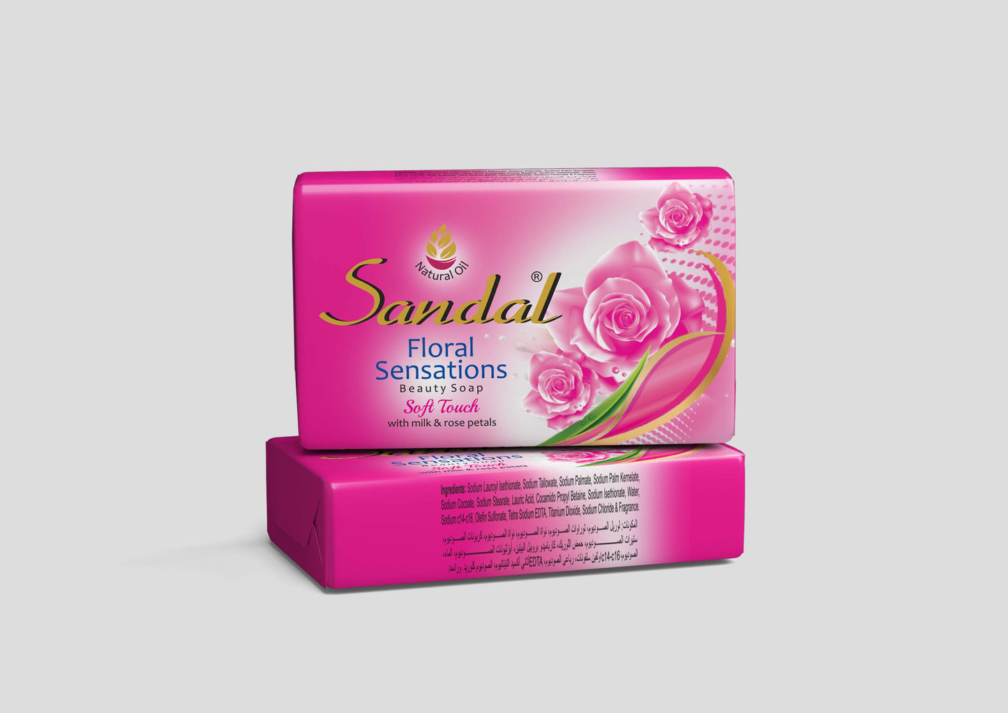 Sandal Rose Petal Beauty Soap - 125g