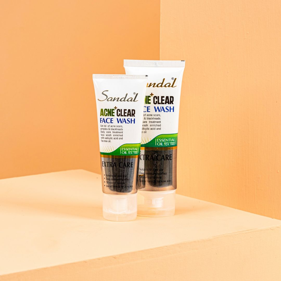 Sandal Acne Clear Face Wash