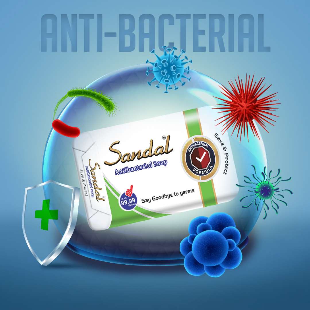 Sandal Anti Bacterial Soap - 115g - sandalcosmetics