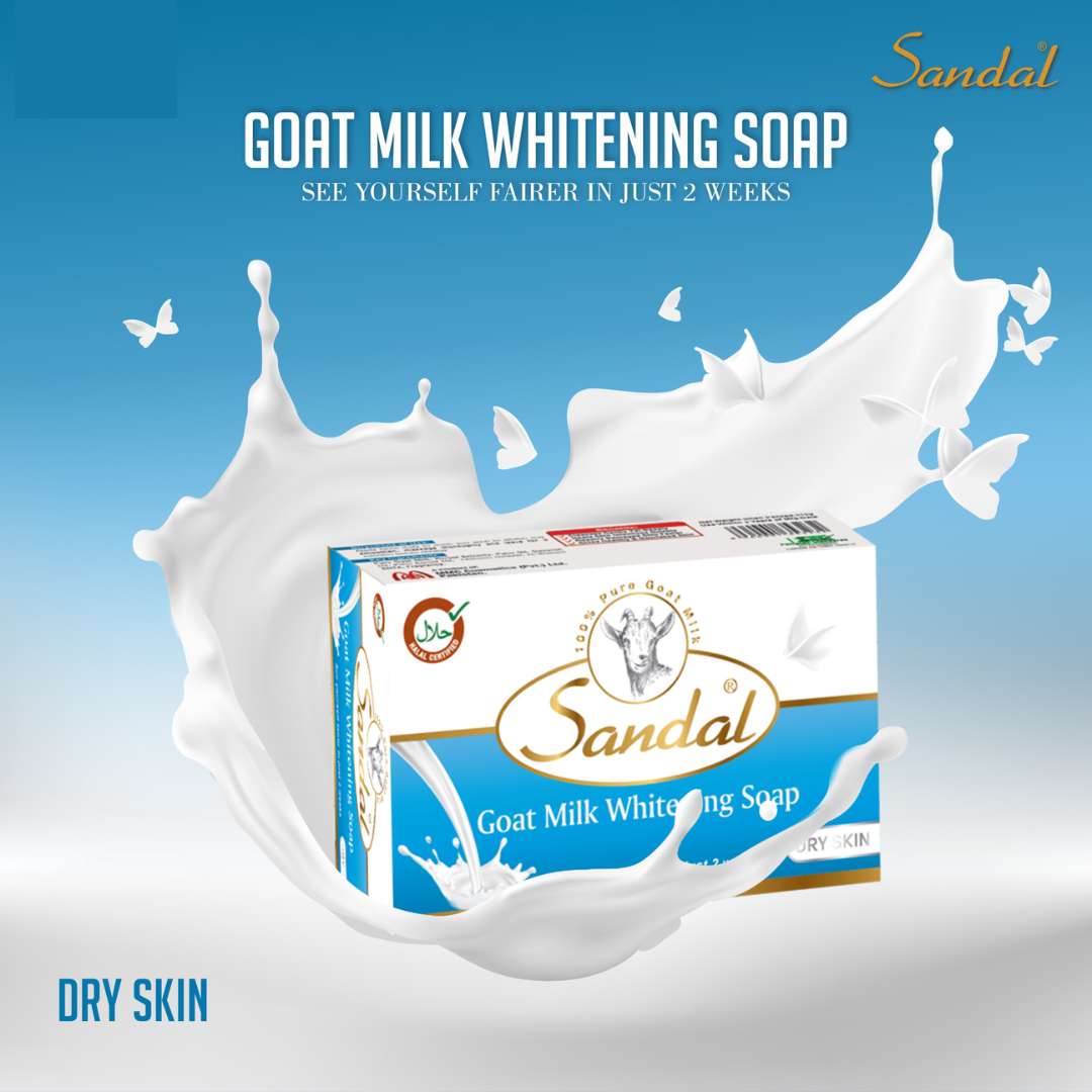 Sandal Goat Milk Soap For Dry Skin 110g - sandalonline