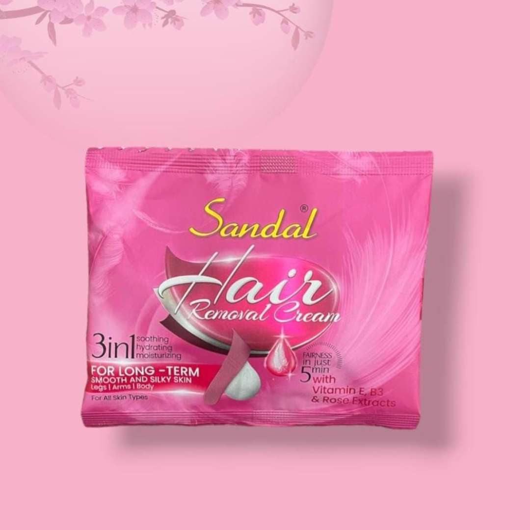 Sandal hair removal cream 3 in 1 Sachet - sandalonline