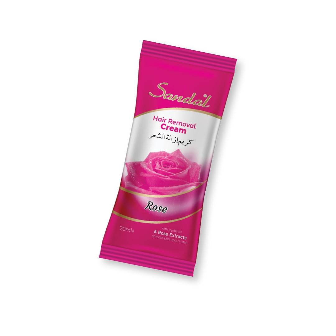 Sandal Hair Removal Sachet - Rose - sandalcosmetics