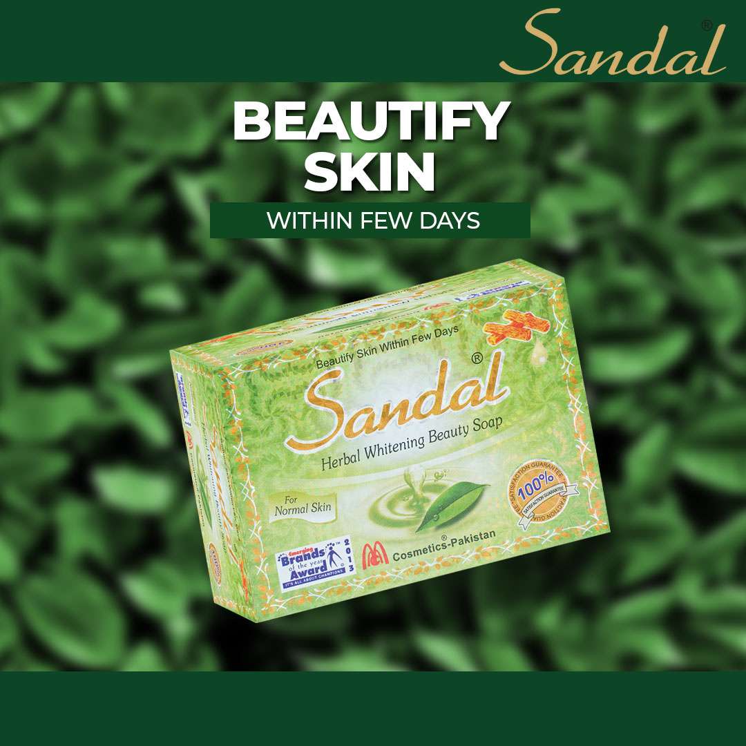 Sandal Herbal Skin Whitening Soap - 80g - sandalonline