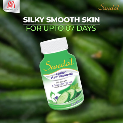 Sandal Lotion Hair Removal - Cucumber Extracts 120ml